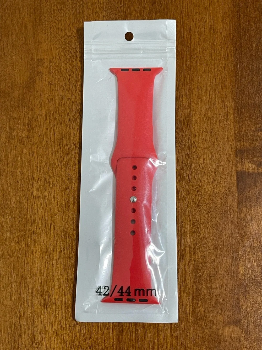 Classic Red Silicone Replacement Watch Band Strap 42/44 mm for Apple Watch NEW